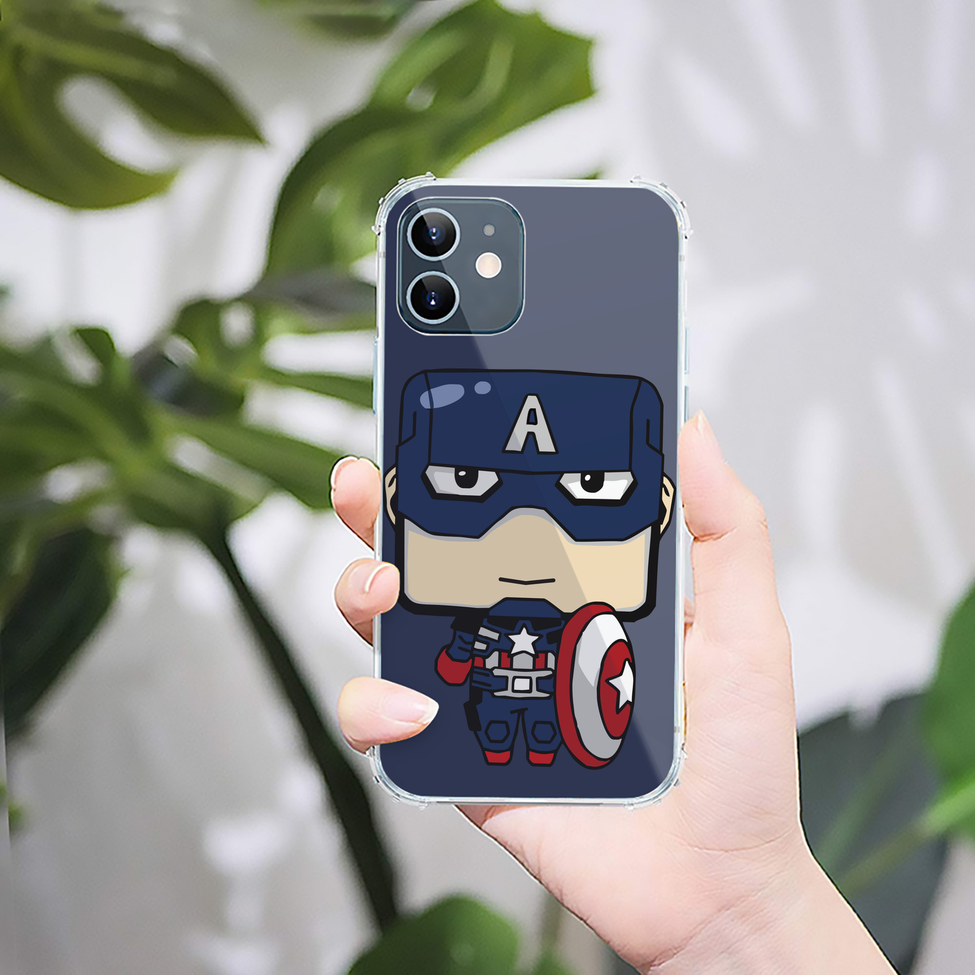 （画像用） アベンジャーズ The Avengers 【iPhone 12シリーズ対応】透明スマホケース（クリアソフトケース）